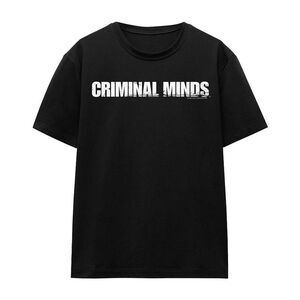Criminal Minds Unisex Adult Logo T-Shirt / Black